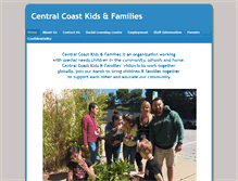 Tablet Screenshot of cckidsfamilies.com